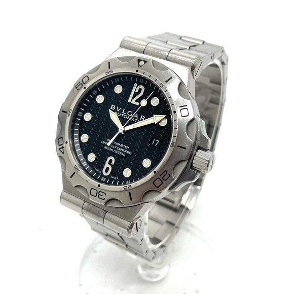 AUTHENTICITY GUARANTEED BVLGARI Chronometer diagono scuba aqua - Picture 2 of 15